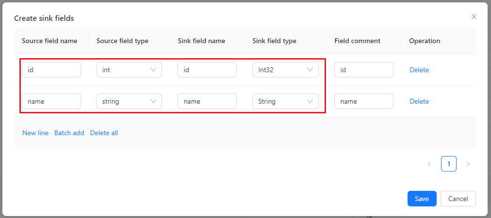 Create Fields